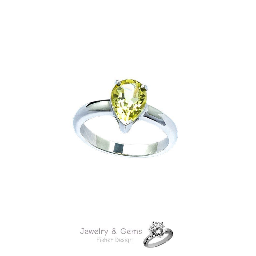 Anelli: Lemon Quartz Ring – Nuovo e nell'imballaggio originale da Zürich venduto da GOS08 3