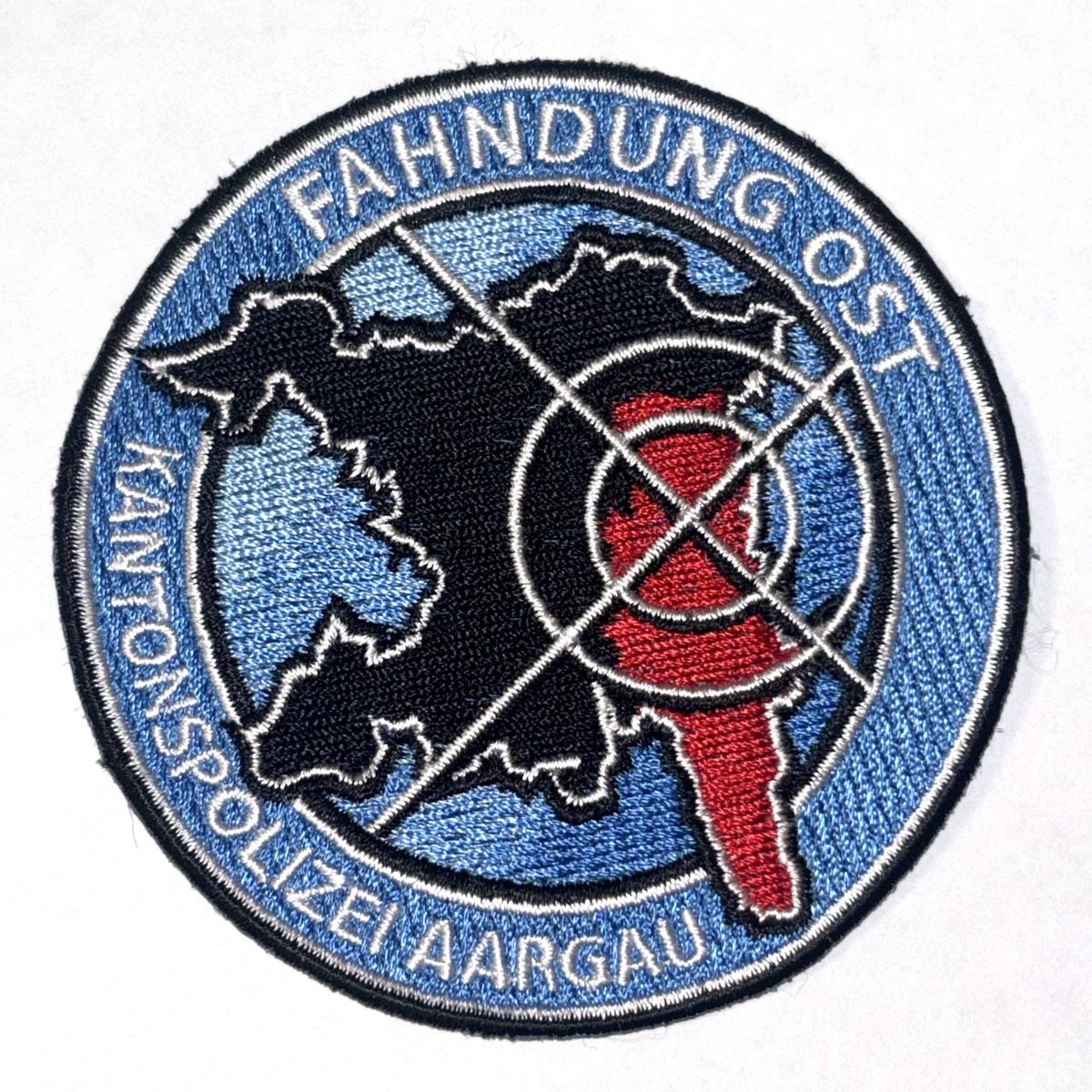 Placchette & Badge: Patch Kantonspolizei Aargau Fahndung Ost – Usato da Riedikon venduto da Rokh01