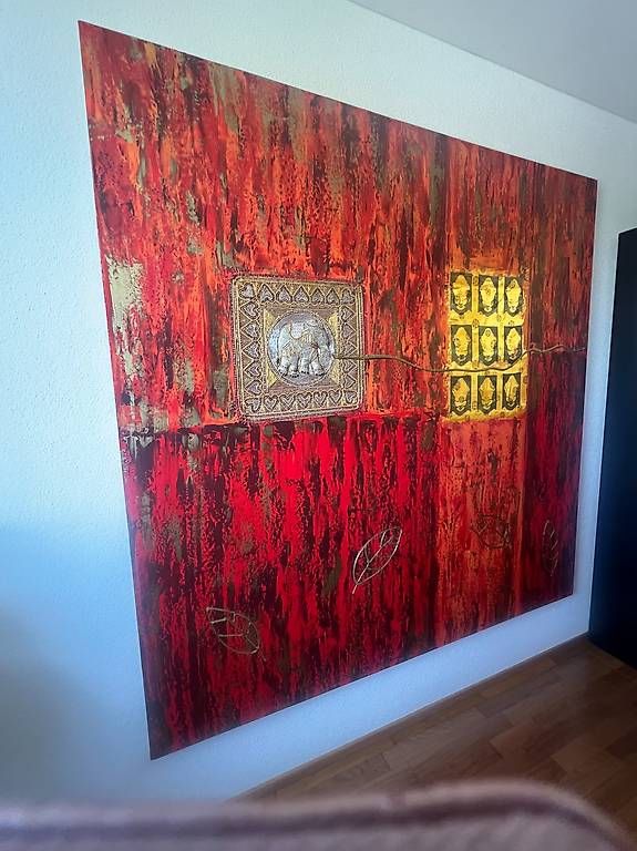 Foto & Immagini: modernes Bild 185 x 185 cm mit Relief – Usato da Eschenbach/LU venduto da Flower711 3