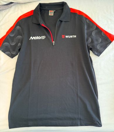 Polo Shirt Würth MotoGP schwarz Grösse M neu