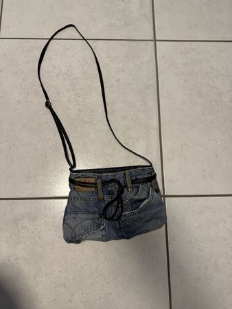 Jeans Upcycling Tasche, neuwertig, super für den Sommer!