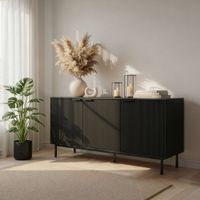 Sideboard 154x42x73cm NALA - Schwarz