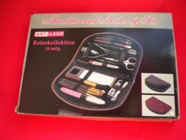 Manikür und Make Up Reise-Set alles zusammen