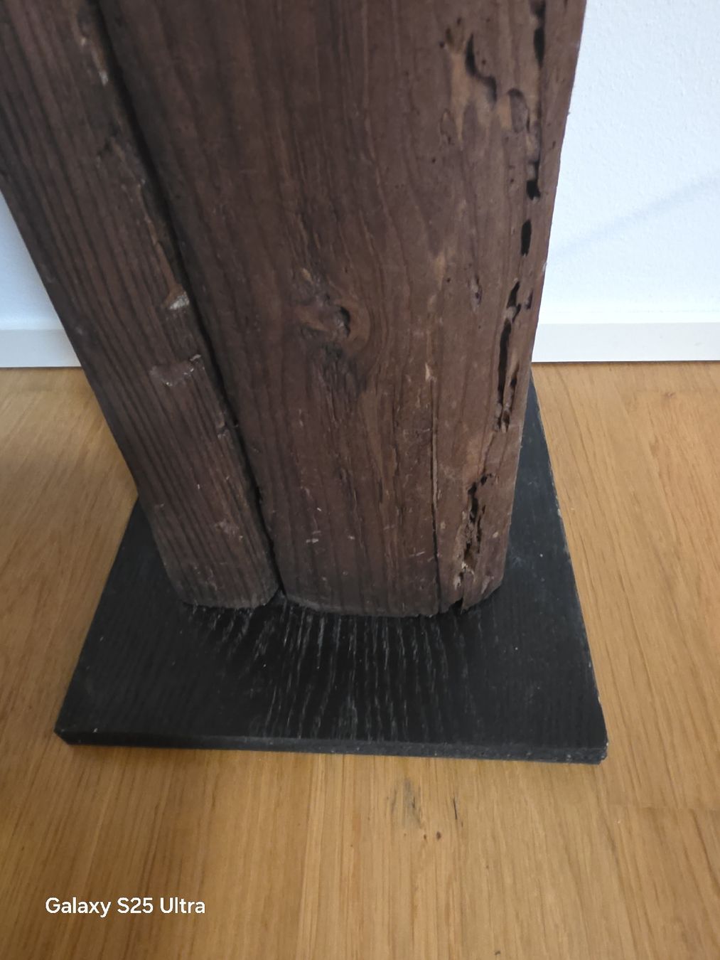 Altro per la casa: Holzbalken Säule mit Glasplatte Blumenständer  – Nuovo (secondo la descrizione) da Mellingen venduto da 81pat 6