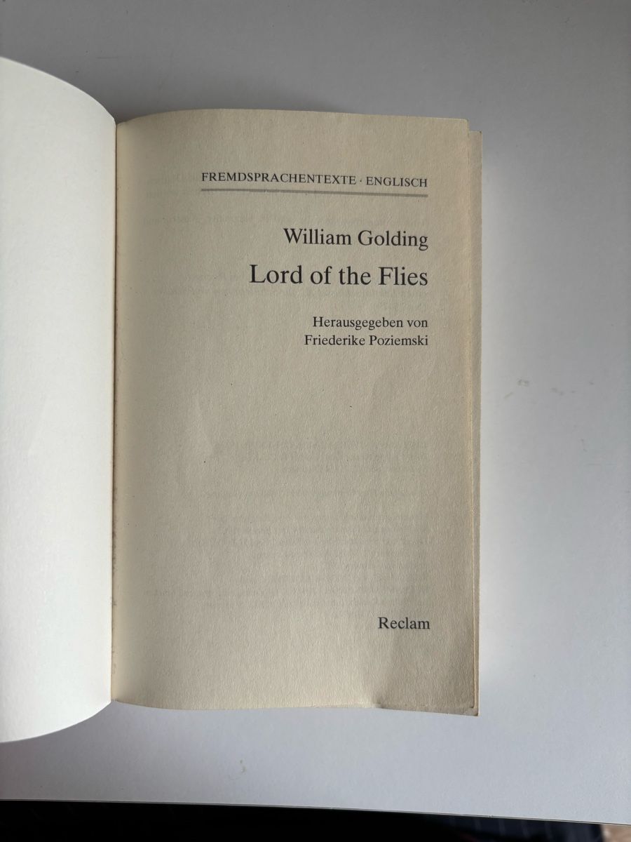 Libri: Lord of the Flies – Nuovo (secondo la descrizione) da Solothurn venduto da amelie.br 2