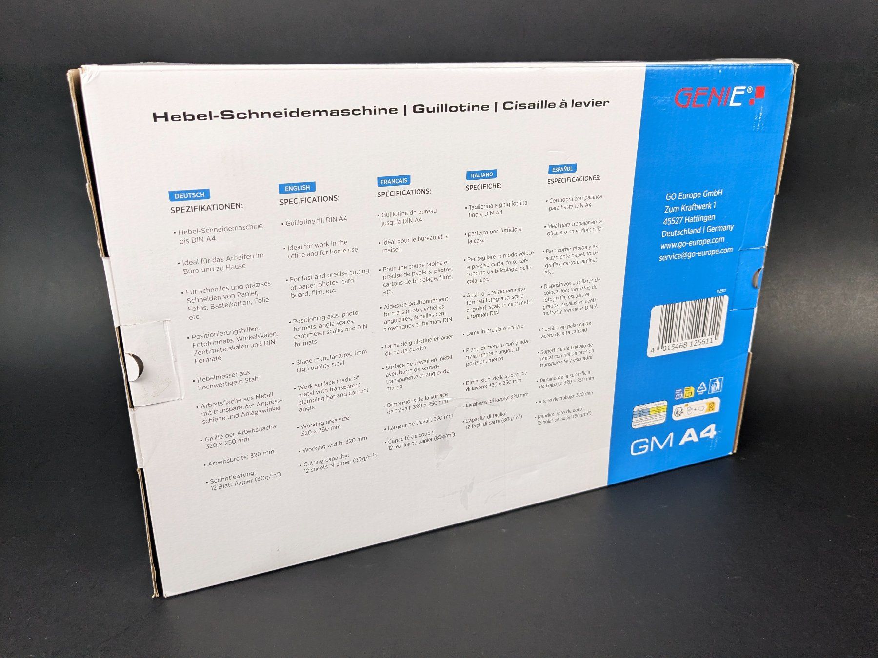 Tutte le macchine: GENIE Hebel-Schneidemaschine GM A4 – Nuovo (secondo la descrizione) da Dintikon venduto da Restwert_Dintikon 4