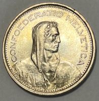 5 Franken - Silbermünze  - 1969