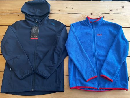 Neue CMP Regenjacke / Jacke & Jack Wolfskin Fleece 146/152