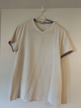 Moncler Women's White V-Neck T-Shirt - Slim Fit - Summer 49