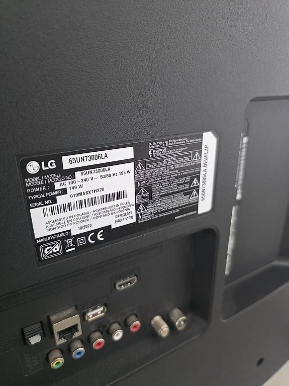 Appareils TV: LG 65" Fernseher Top – D'occasion à Gretzenbach par JDM23-Motorsport 3