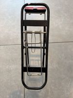 Gepäckträger Fahrrad schwarz mit Reflektor gebraucht
