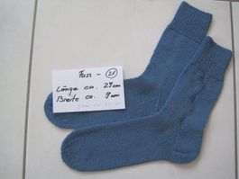handgestrickte Herrensocken Gr. 43 - 44  (21)