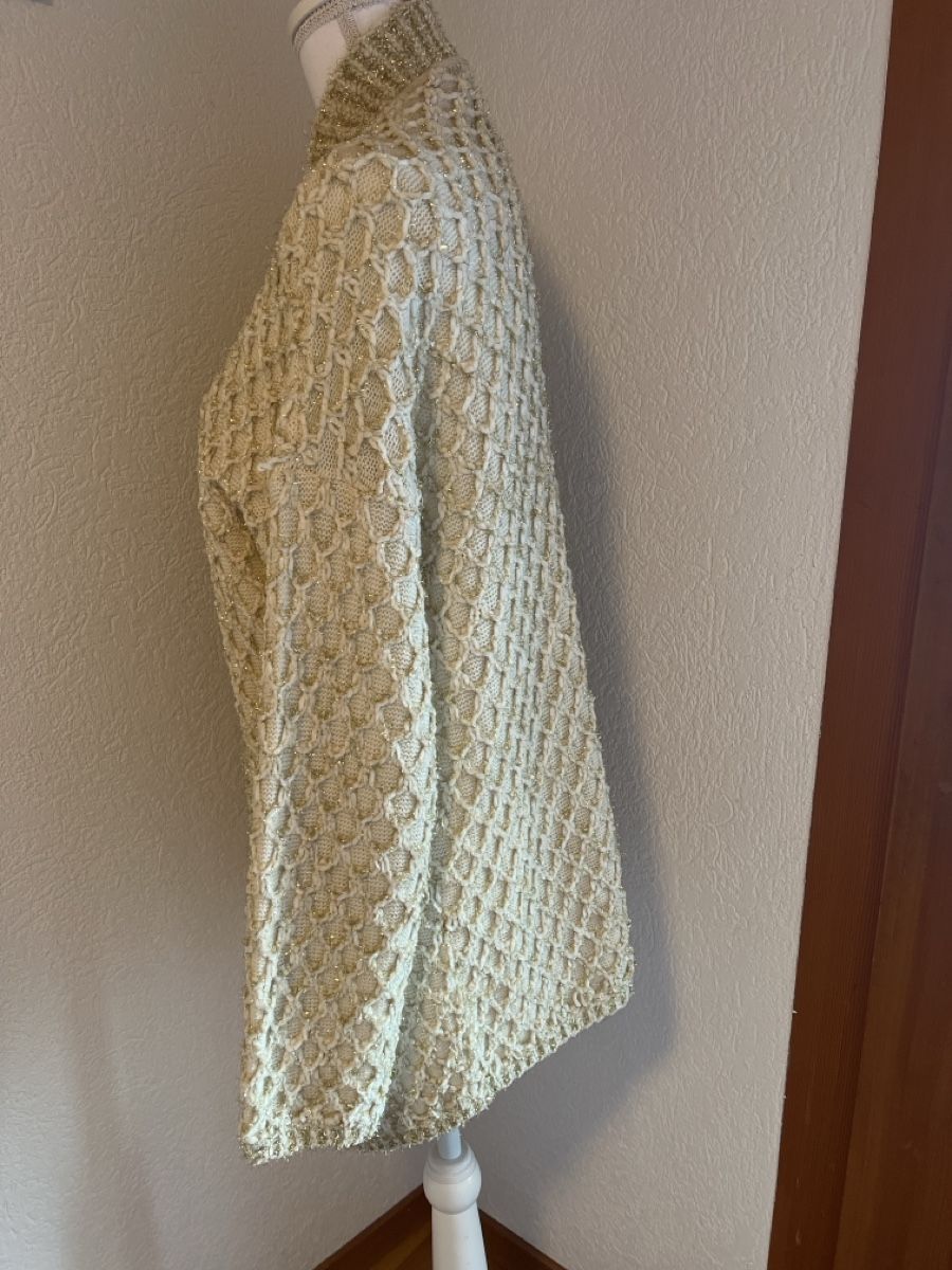 Giacche: Brigitte Bardot Strickjacke, S/M, creme-gold – Usato da Linden venduto da Annelie12 2