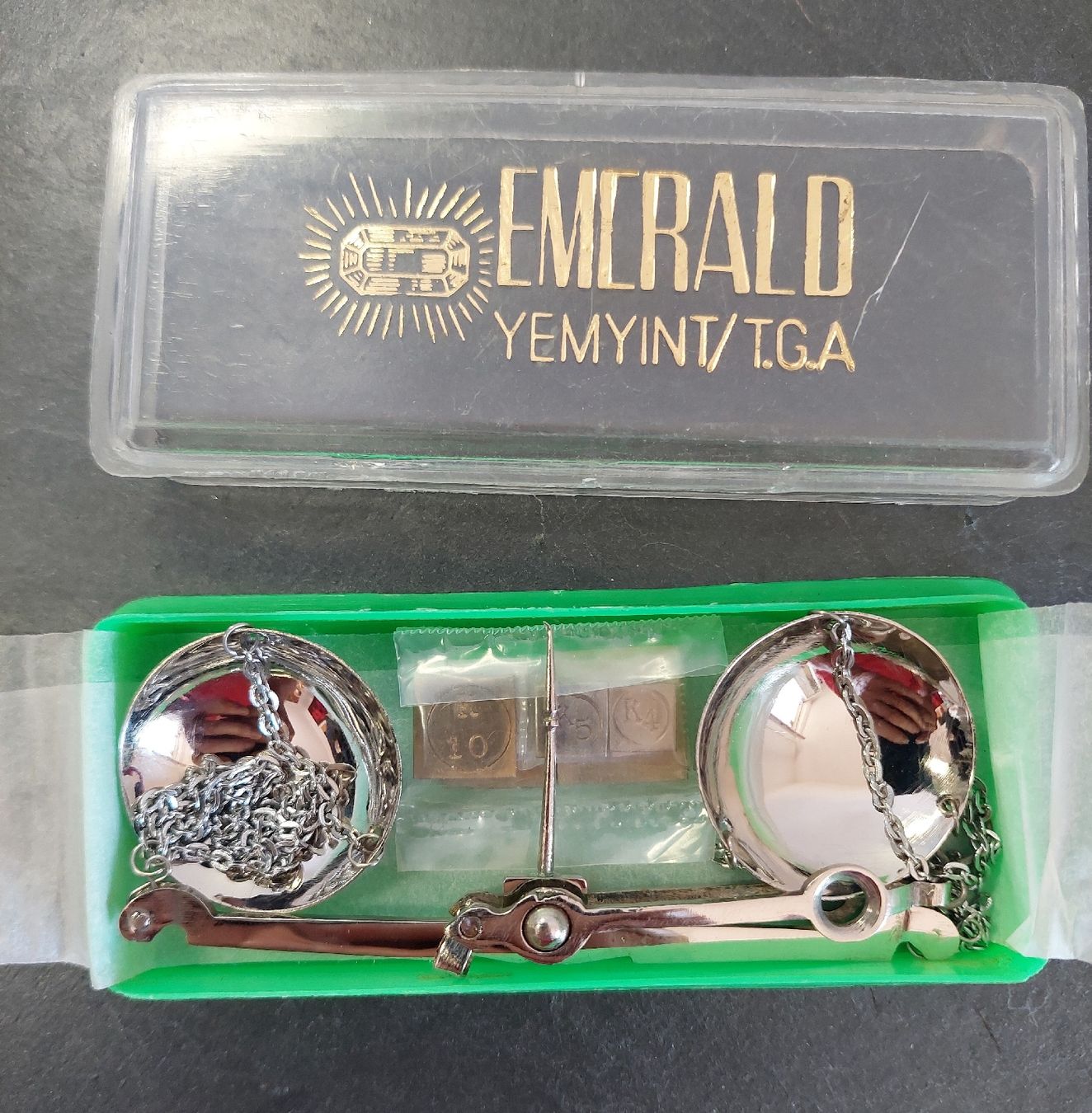 Accessori da laboratorio: Kleine Gold und Steinwage "EMERALD" – Nuovo (secondo la descrizione) da Ipsach venduto da jpbo 3
