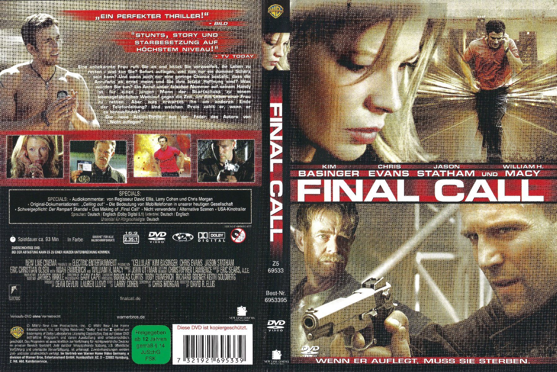 Tutti i DVDs: Final Call - Wenn er auflegt, muss sie sterben – Usato da Zürich venduto da Cineasten