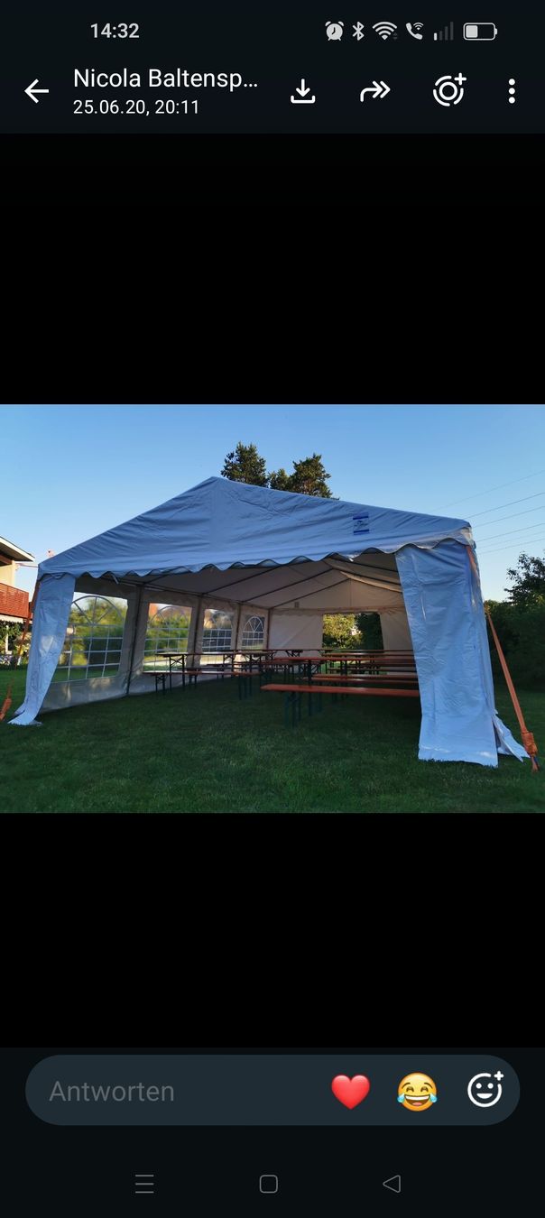 Tentes & Pavillons: Festzelt 5x8m – Défectueux à brütten par ford6600 1