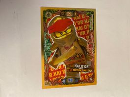 Carte Ninjago Kai D'Or - Edition limitée - Etat neuf !