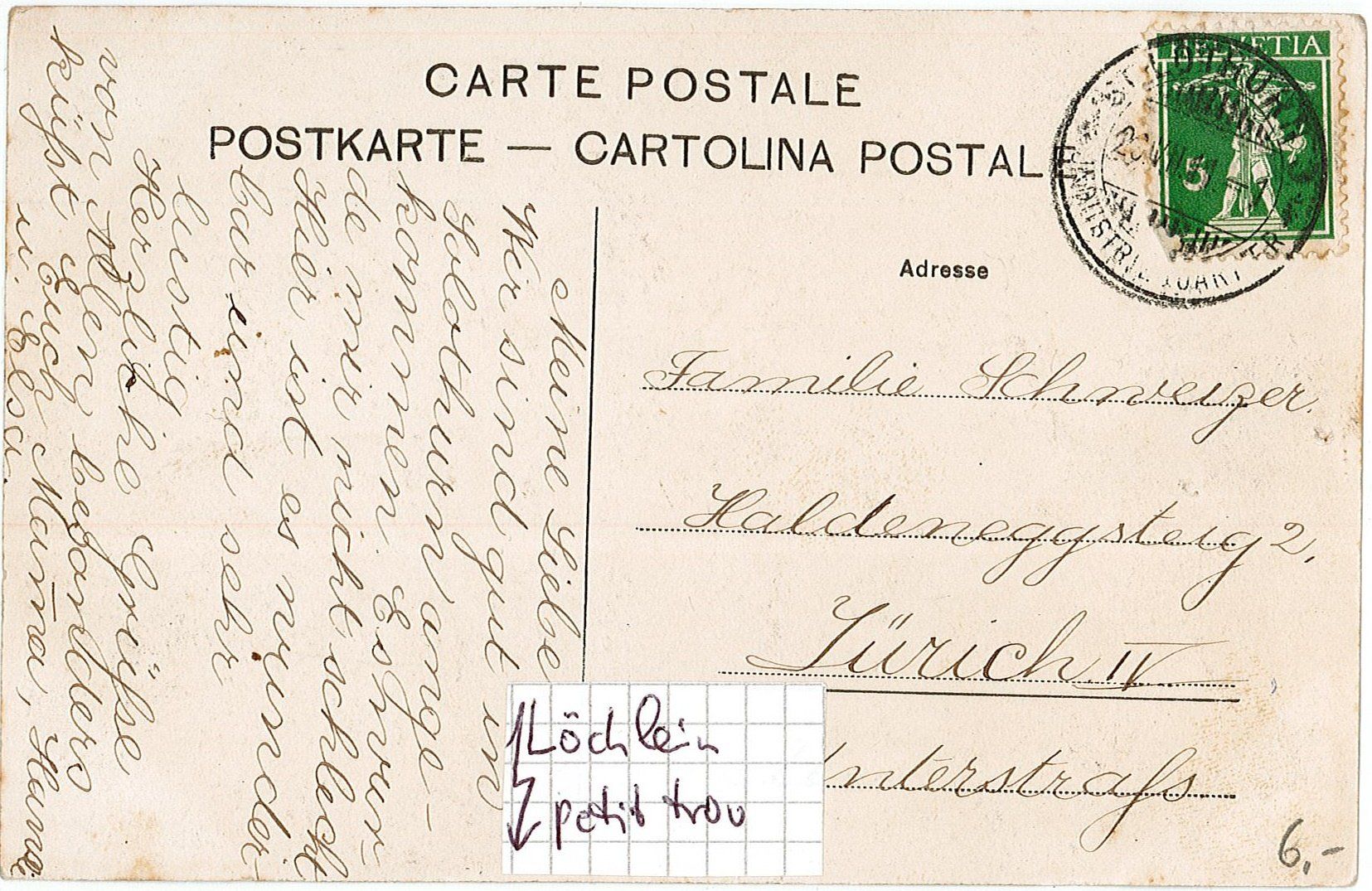 Cartoline postali: SO 99 SOLOTHURN Ursusbrunnen 1911 – Usato da Fribourg venduto da philafri 1