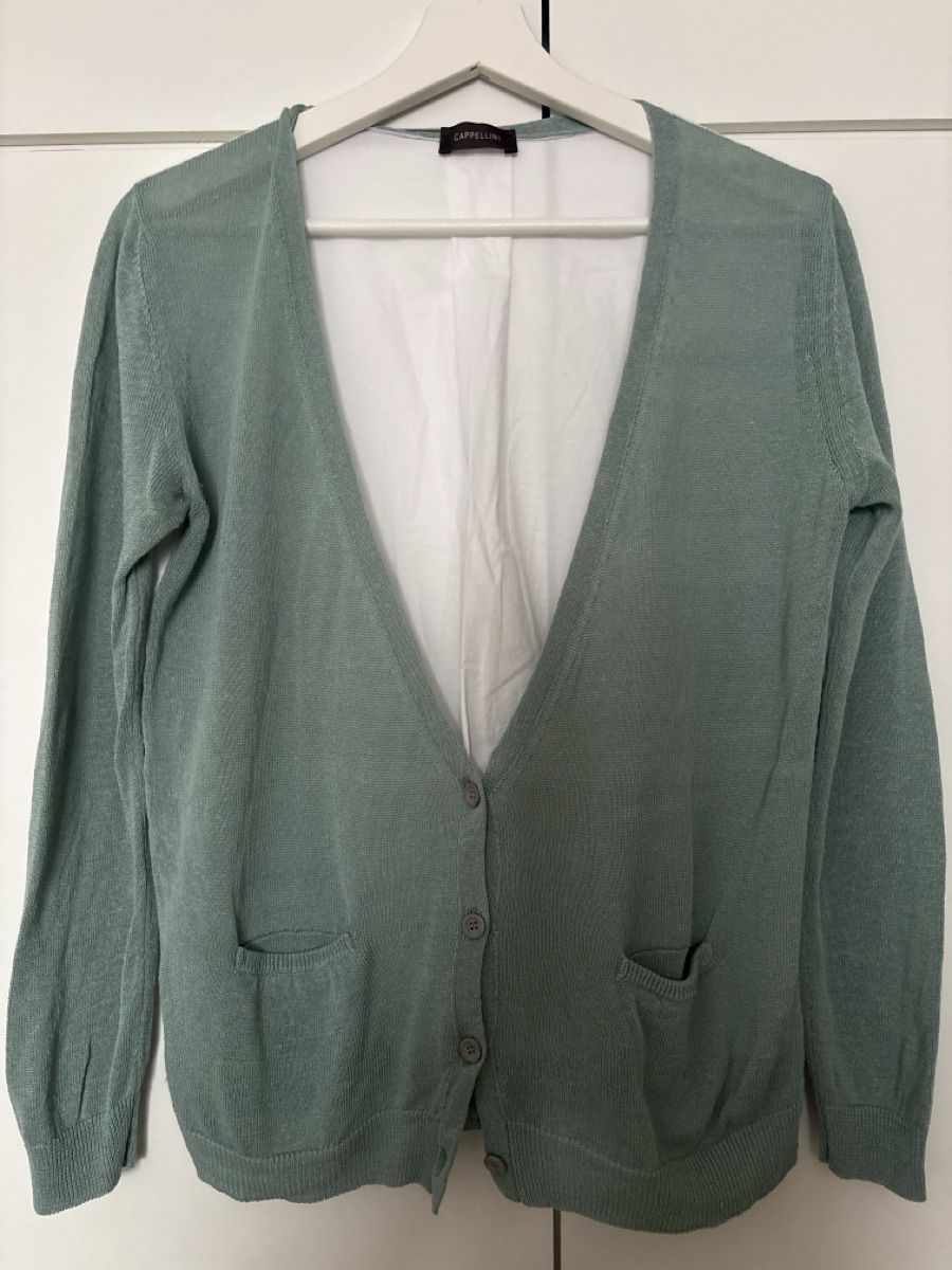 Cappellini Vestes: Strickjacke Cappellini mintgrün – D'occasion à langenthal par rundholz7