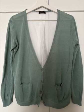  Strickjacke Cappellini mintgrün Grösse S gebrauchter Z