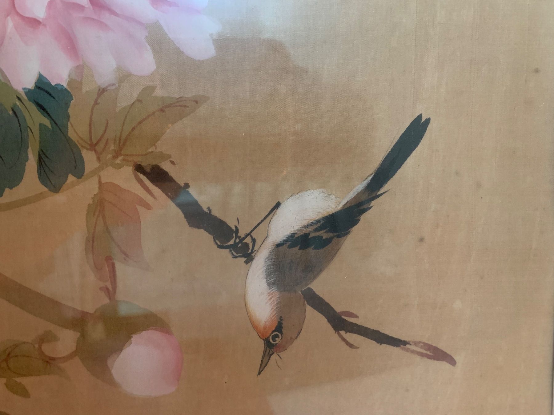 Dipinti: Antik Chinese Original Silk Painting – Usato da Nuerensdorf venduto da gokden1336 5