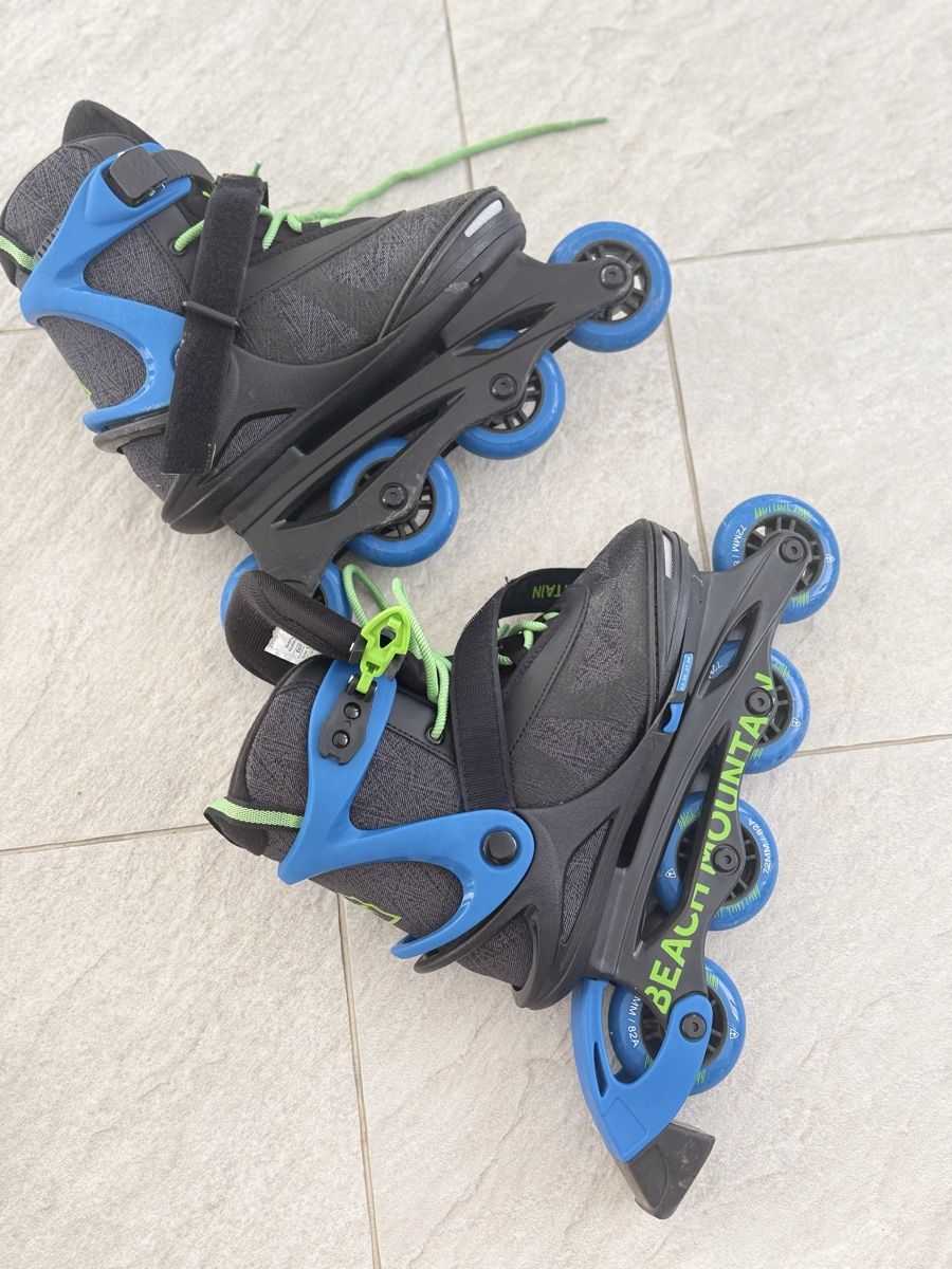 Patins à roul. & inline: Inline-Skates mit Schutzausrüstung – D'occasion à Dübendorf par olga.paunovic 1