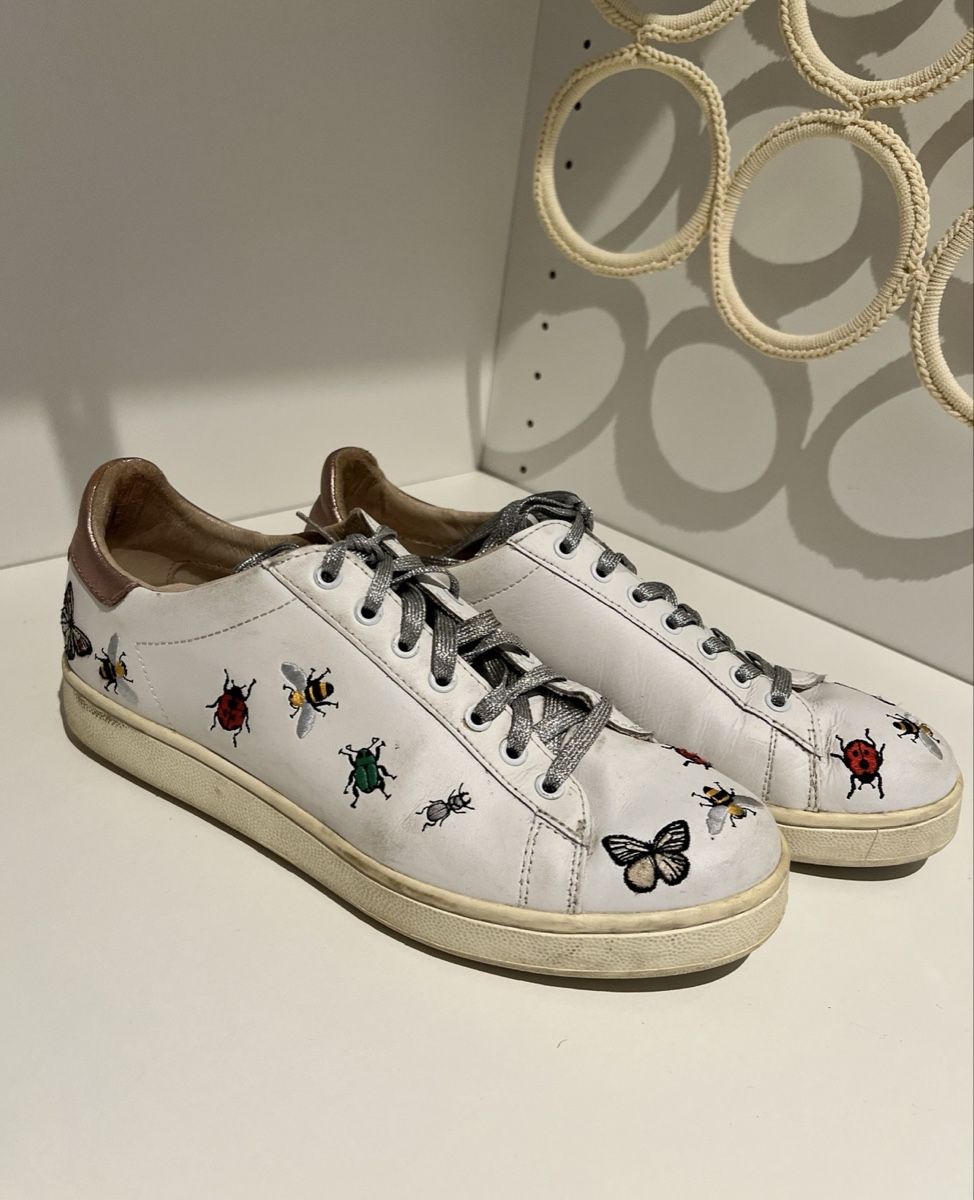 Damenschuhe: Stan Smith ähnliche Sneaker mit Insekten Muster – Gebraucht aus Neerach von lin_2k7j 1