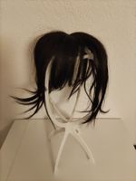 Wig made from human hair black