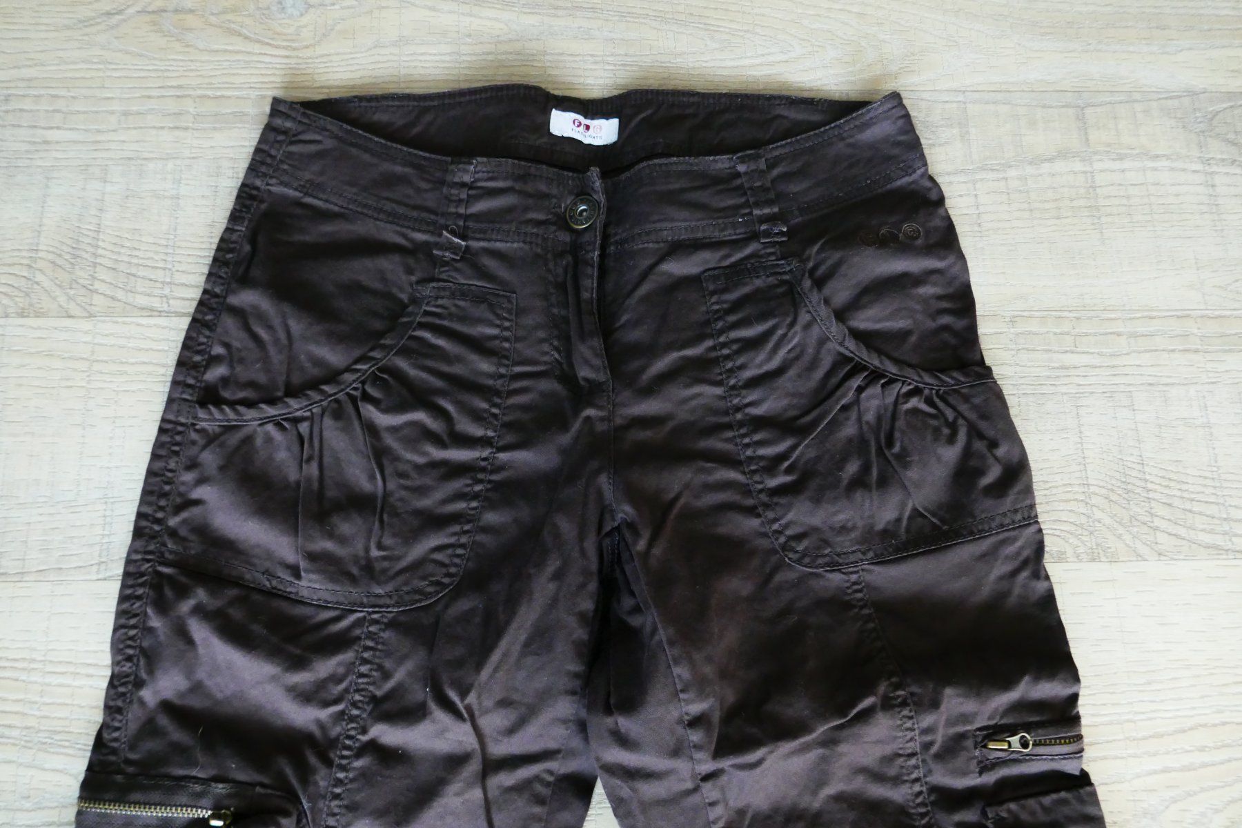 Pantaloni: Cargohose Baumwolle, braun, Gr. 38 – Usato da Port venduto da uzuku 4