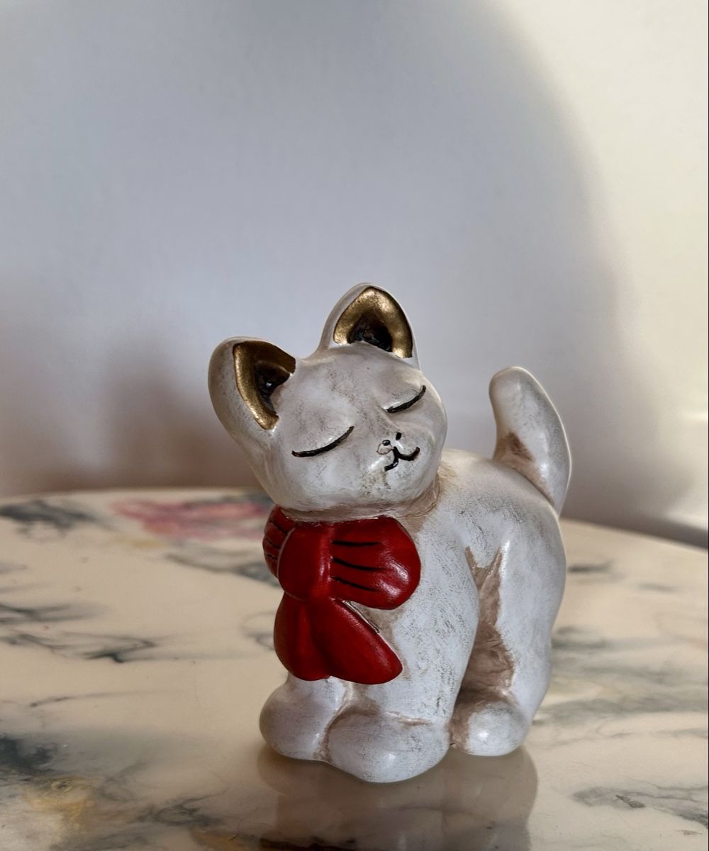 Statuette: Süesse Thun Katzenfiguren aus Keramik – Usato da Degersheim venduto da Pinguin040 2