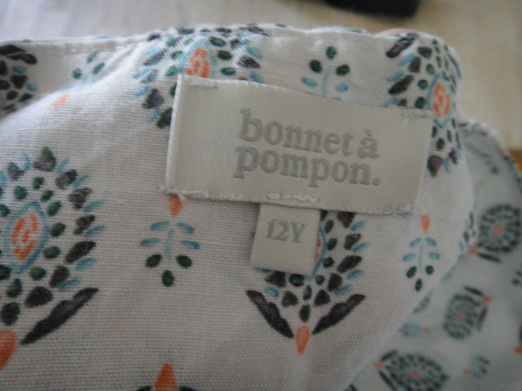 Camicette, T-shirt & Top: Neue Bluse "Bonnet à Pompon" Gr. 12J Baumwolle – Nuovo (secondo la descrizione) da Winterthur venduto da LemonTree5 2