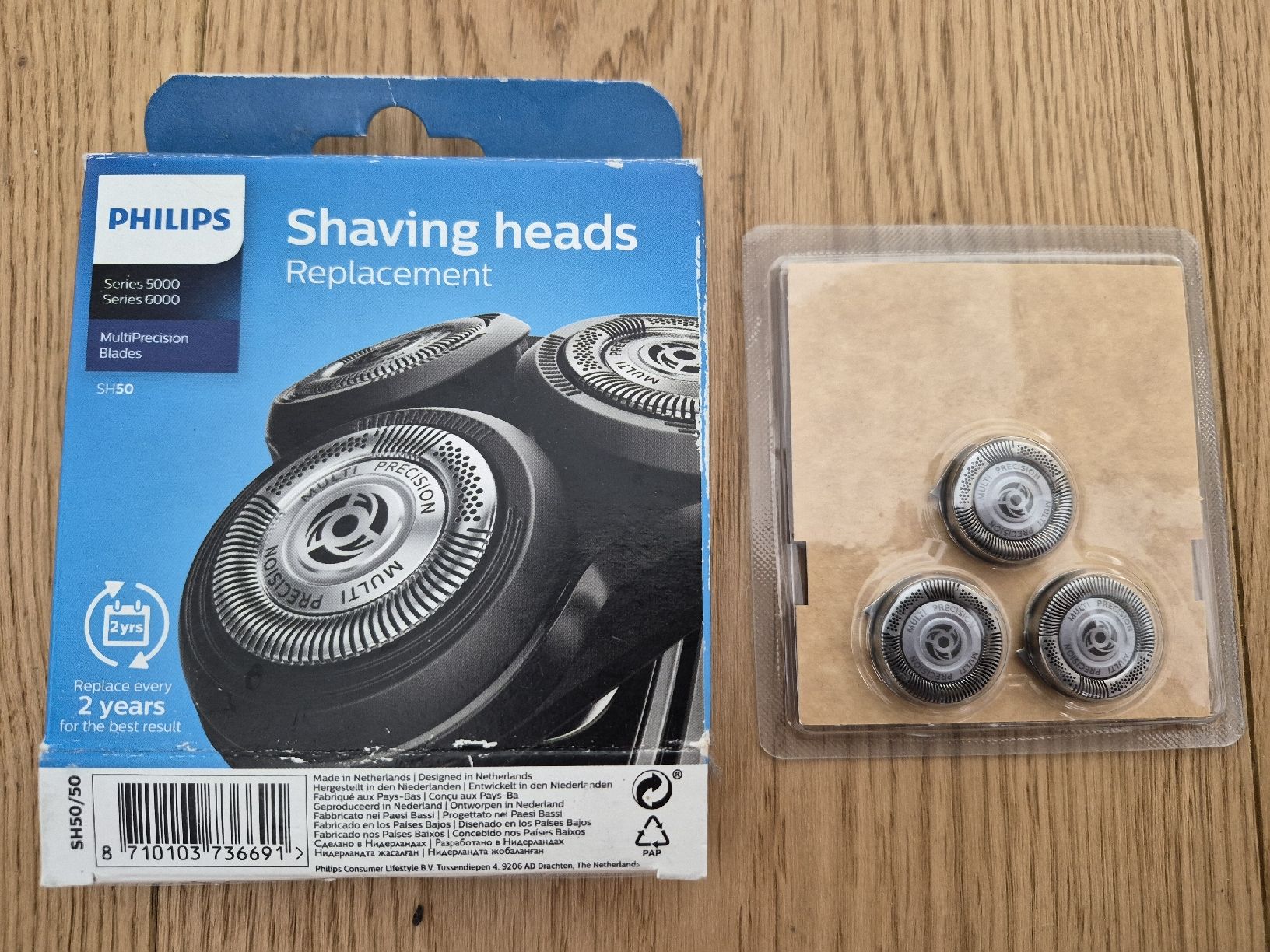 Philips Rasoirs & Lames de rasage: Philips Shaving Heads SH50 Replacement 3 Pack Neu – Neuf avec emballage d'origine à Oberhasli par Chrisch1 1