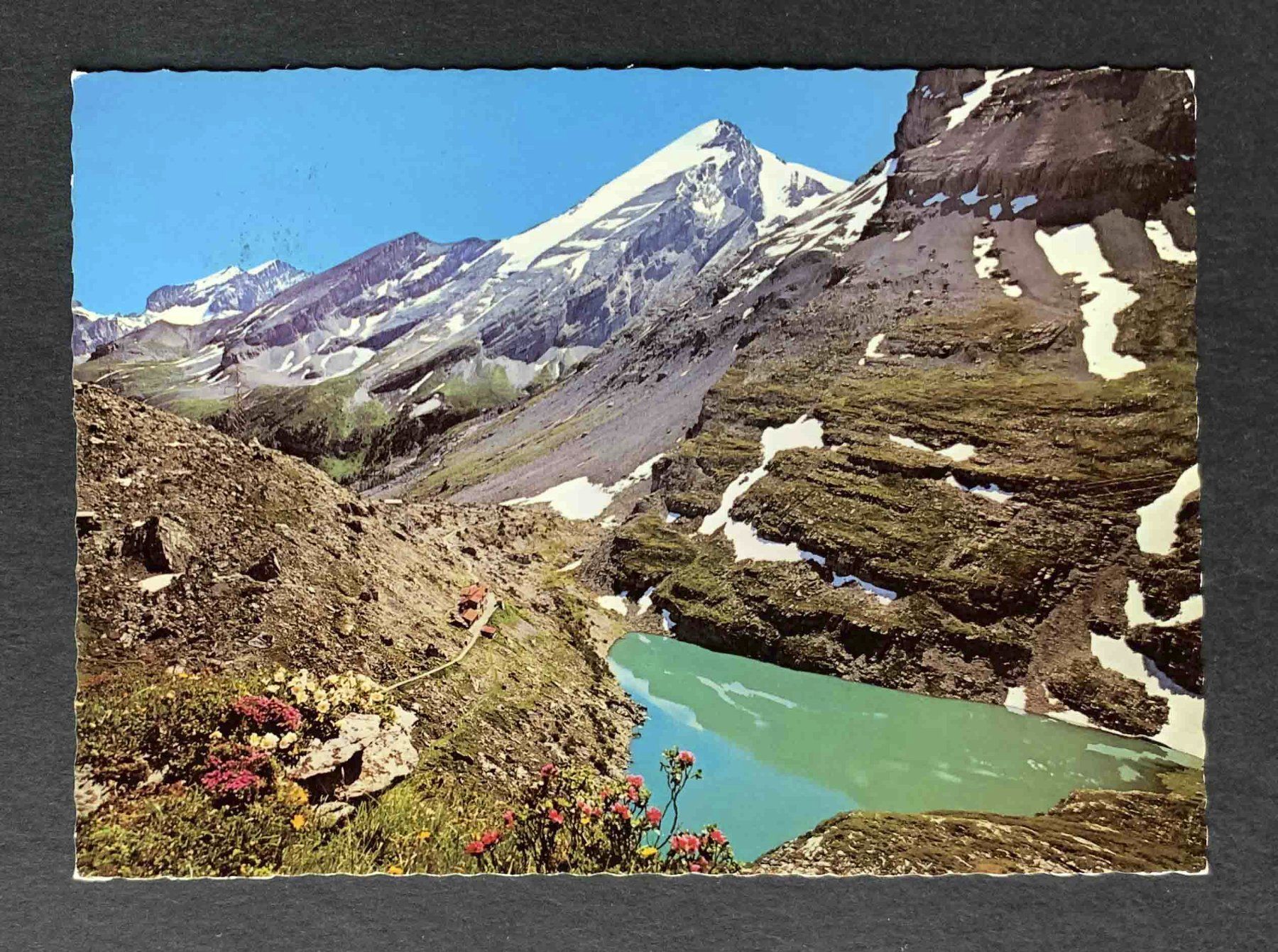 Ansichtskarten: AK Schwarenbachsee am Gemmipass – Gebraucht aus Goldau von artelier1
