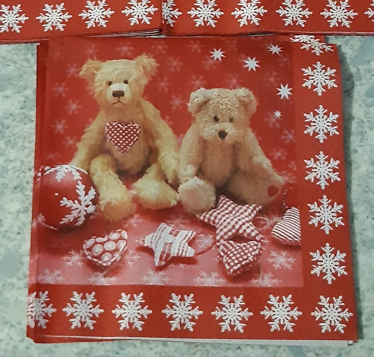 Tovaglioli: Lot de 25 serviettes pour bricolage – Nuovo (secondo la descrizione) da Courtedoux venduto da aur_yb9k 3