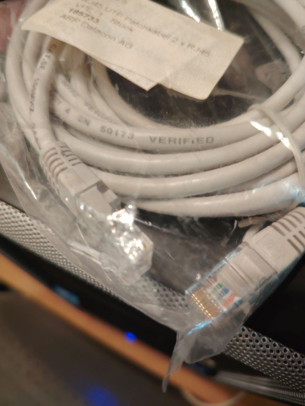 Cavi: 8 x 5 Meter RJ45 UTP Patchkabel neu ARP Datacon AG – Nuovo e nell'imballaggio originale da Aesch BL venduto da Gebrauchtes_AeschBL 2