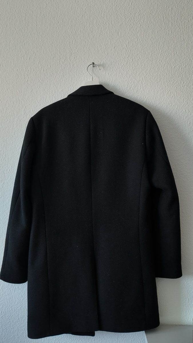 Cappotti: Klassischer schwarzer Wintermantel Herren Gr.52, elegant, wi – Usato da Basel venduto da 2ndhandSwiss 3