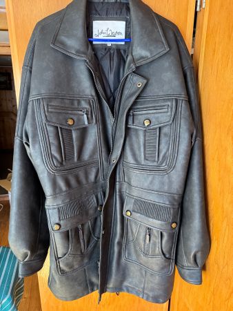 Motorradjacke John Weston evtl. Leder 1985-1993
