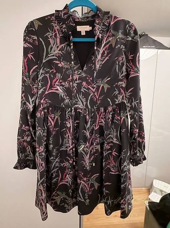 Ted Baker Kleid mit floralem Print  Größe S