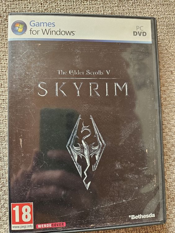 Skyrim PC DVD mit Karte - The Elder Scrolls V (Gebraucht) in Dachsen ...
