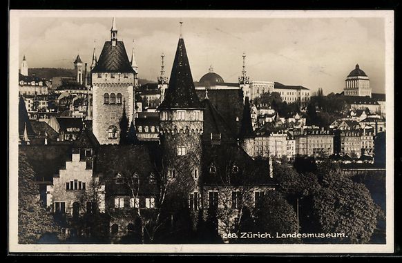 Ansichtskarten: AK Zürich, Landesmuseum – Gebraucht aus Berlin von bartko-reher