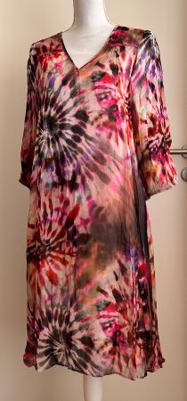 Kleid von NARLI, rosé-pink-lila, Grösse S