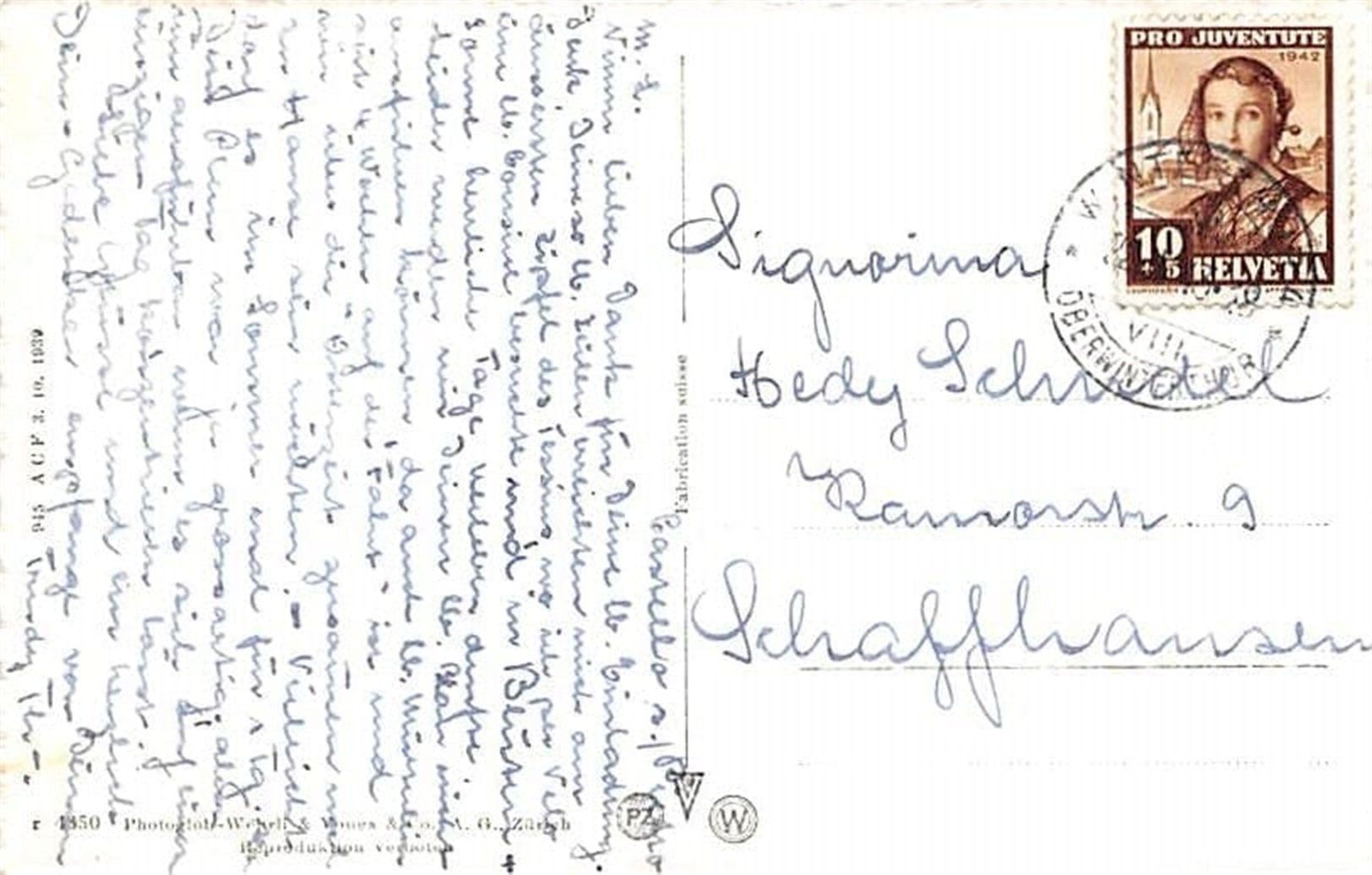 Cartoline postali: Monte Generoso – Usato da Ottikon b.Kemptth. venduto da Neptun1974 1