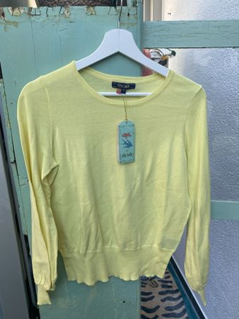 King Louie Bell Top Baumwolle Grösse M Gelb Neu Sommer 🍋