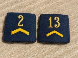 2 Patten Korporal Luftwaffe A95 - Schweizer Armee