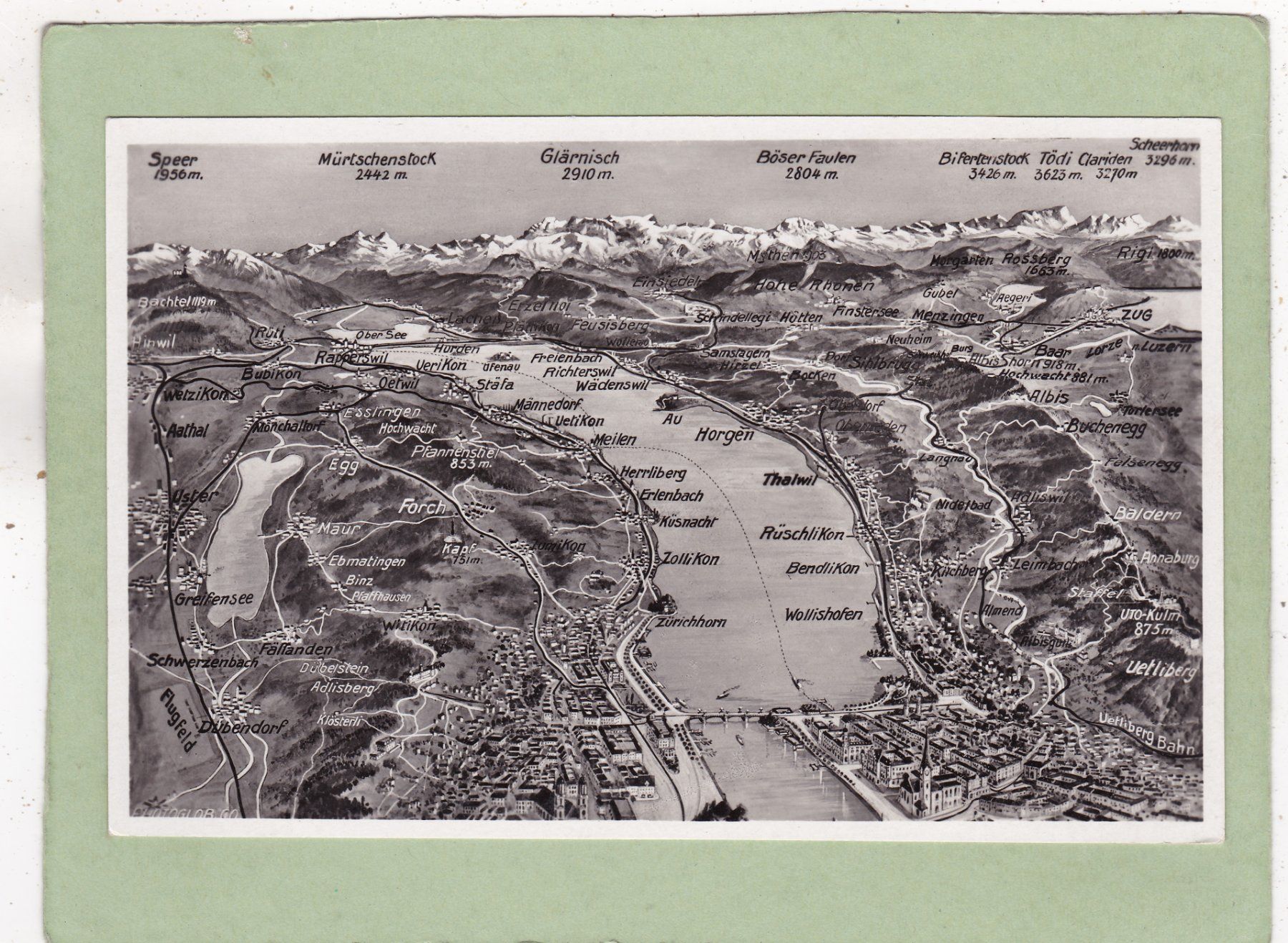 Ansichtskarten: Zürichsee Zürich – Gebraucht aus Herisau von Lisegrat2008