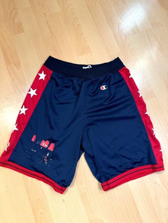 VINTAGE '96 CHAMPION TEAM USA OLYMPIC BASKETBALL SHORTS SZ:M