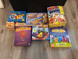 Lot de 7 jeux de société divers, état d'occasion
