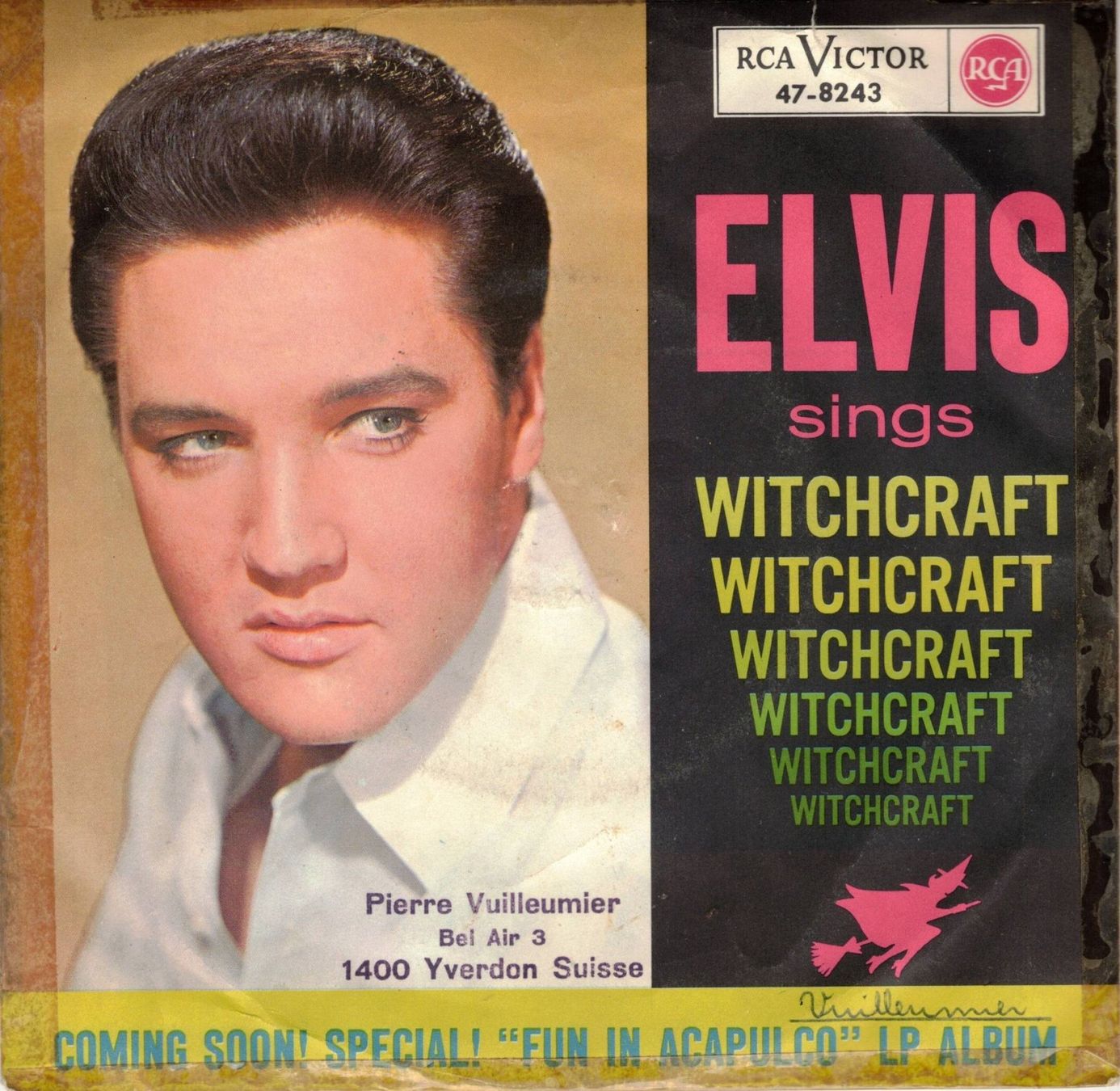 Dischi in vinile: Elvis Presley  --  Bossa nova Baby   Single7 – Usato da Rheinau venduto da thealbum 1