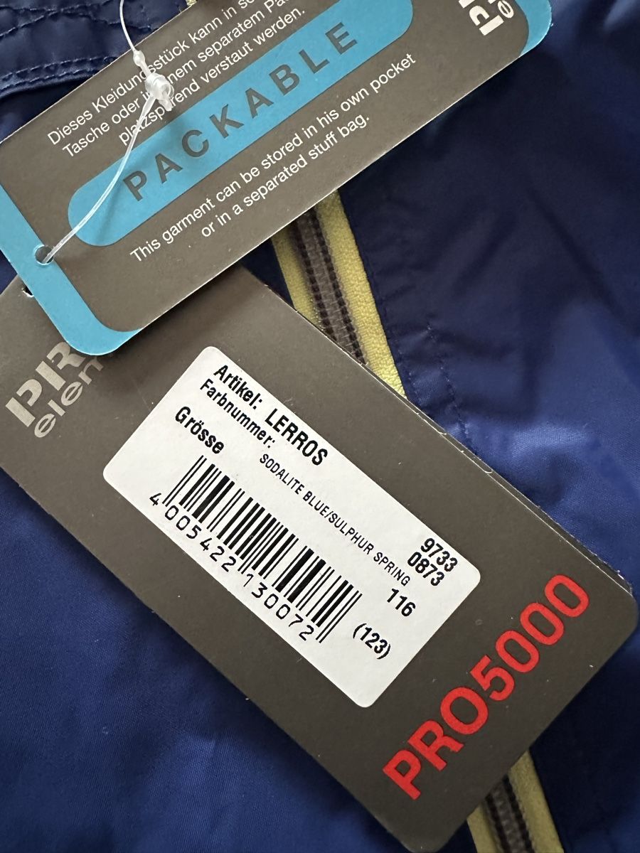 Giacche: Pro-X Elements Regenjacke Gr. 116, neu mit Etikett! – Nuovo e nell'imballaggio originale da Lohn-Ammannsegg venduto da Nase.2016 1