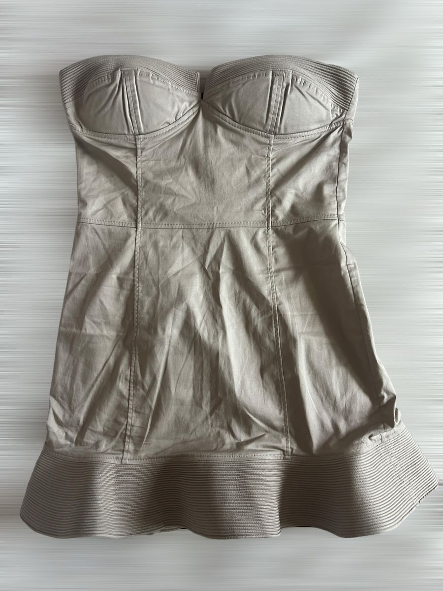 Vestiti: Robe bustier Paul & Joe élégante T. 40 beige clair – Usato da Lausanne venduto da Stephaniesdressing 2